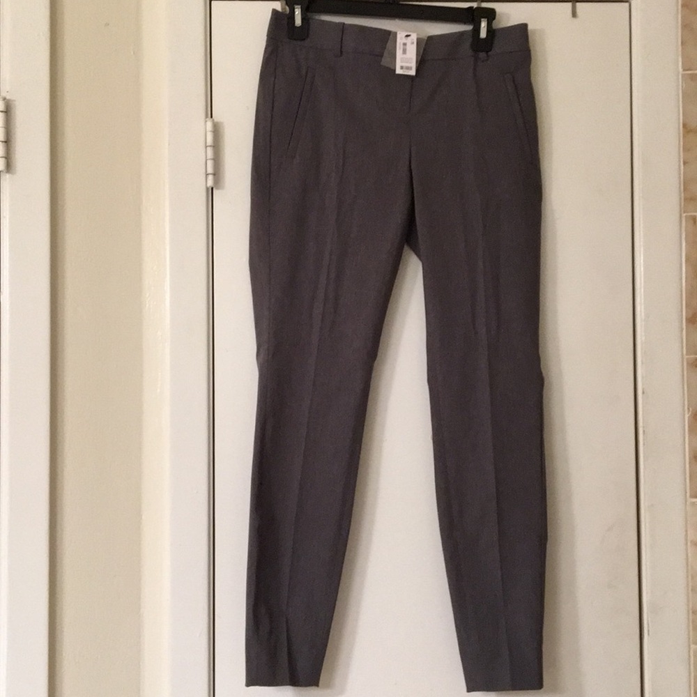 Gray Capri Dress Pants